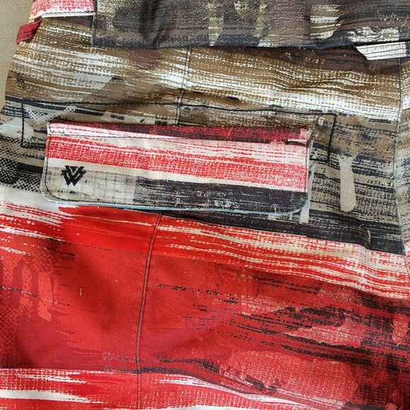 Burton Mens Snowboard Pant Size Small Multicolor Novelty Print Ltd Edition Ski - Picture 6 of 16